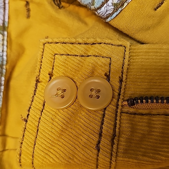 prAna Suki Corduroy Mustard Gold Shorts Low Rise Bottoms Fall Women's Sz 6 NWT - Picture 11 of 13